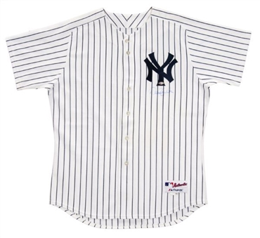 2005 Derek Jeter Game Used and Signed New York Yankees Home Jersey (Yankees-Steiner)